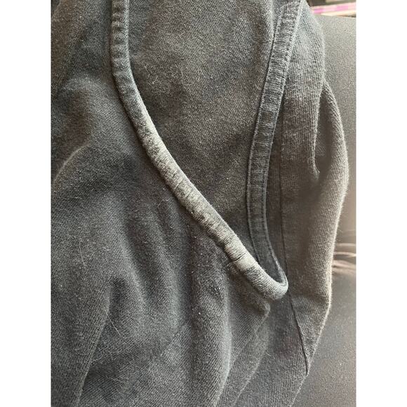 Vintage 90s Black Sleeveless Patchwork Garden Seed Packet Shift Dress Cottage - Picture 8 of 11